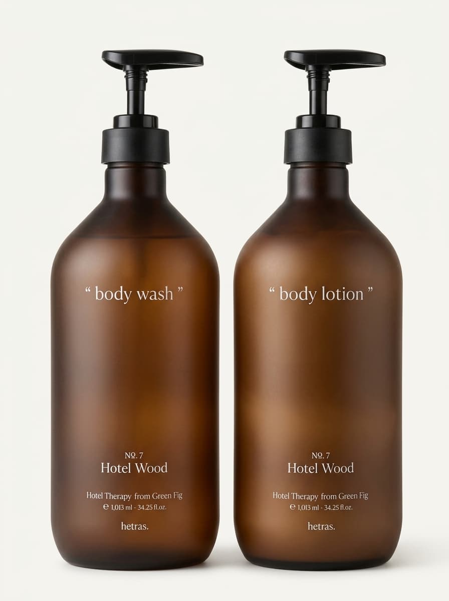 Hetras Hotel Therapy Body Wash & Lotion