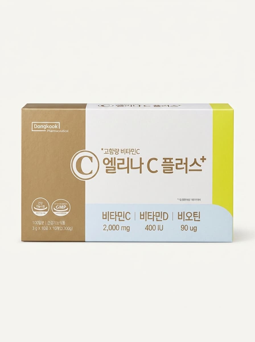Dongkook东国制药 Elina C Plus Vitamin C+(+3g*100 Sticks)